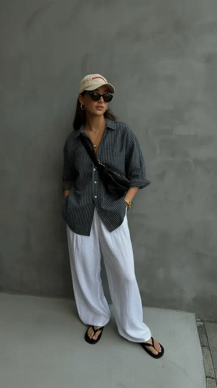 summer flip-flops 2026 Relaxed tailoring and monochrome calm