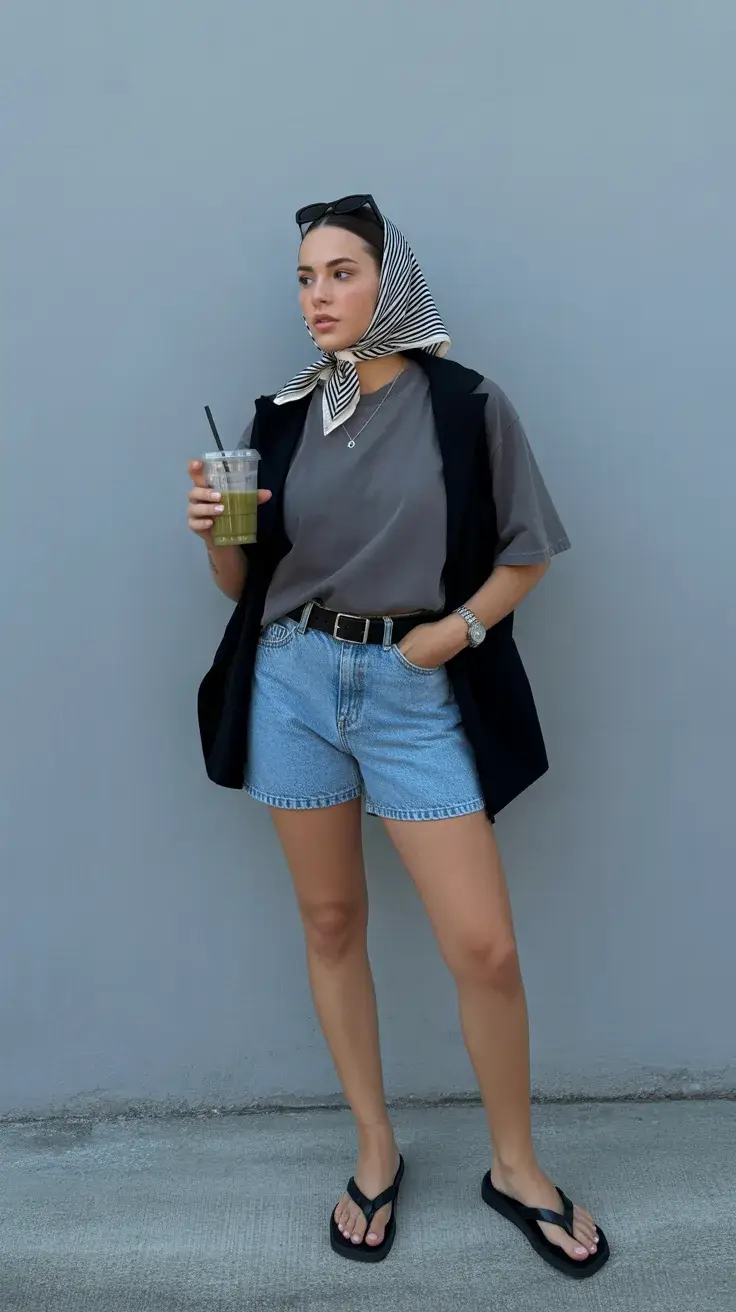 summer flip-flops 2026 Relaxed layering with off duty attitude