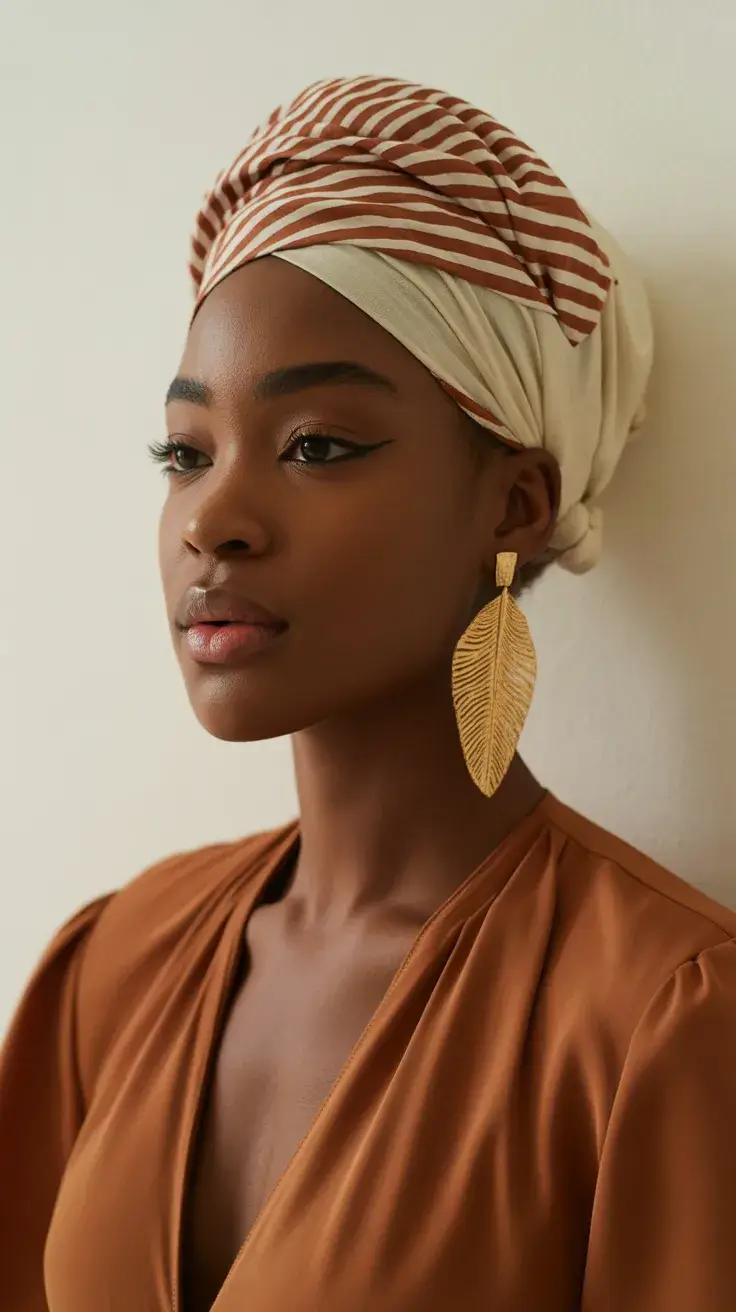summer heads 2026 Layered Headwrap with Statement Texture