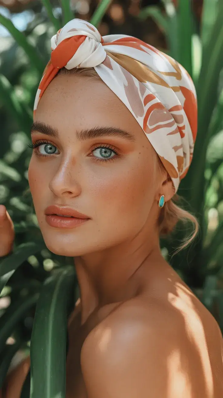 summer heads 2026 Knotted Front Wrap with Barely-There Glam