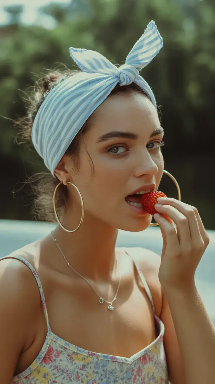 summer heads 2026 Playful Bow Band for Off-Duty Days