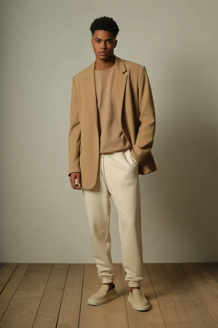 summer outfits fort men 2026 Neutral Layers Elevated Comfort