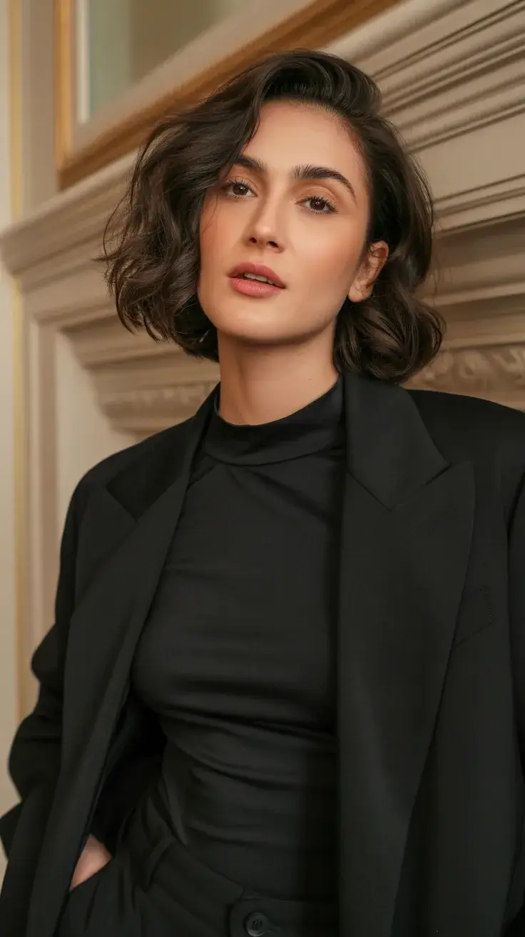 summer short haircut 2026 Voluminous Soft Wave Bob with Subtle Layers