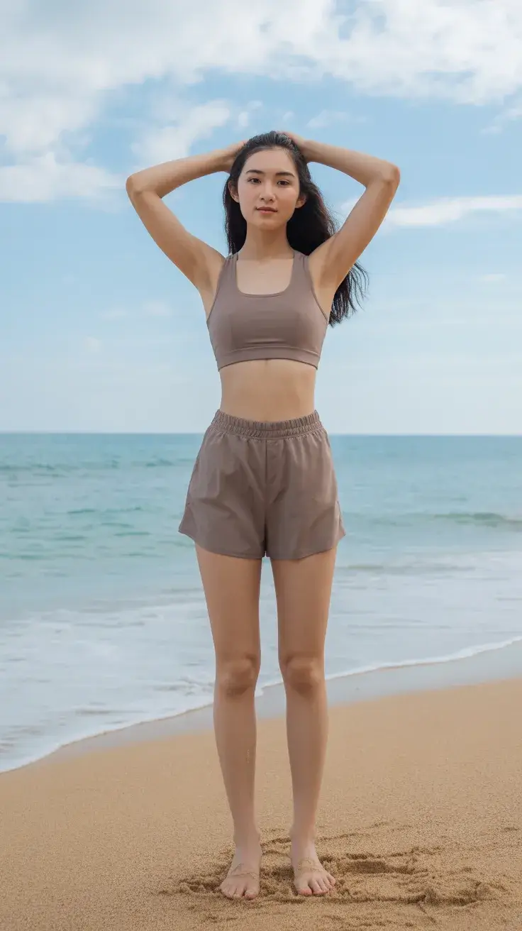 swimsuit with shorts 2026 Minimalist Sport Sets That Blur the Line Between Swim and Activewear