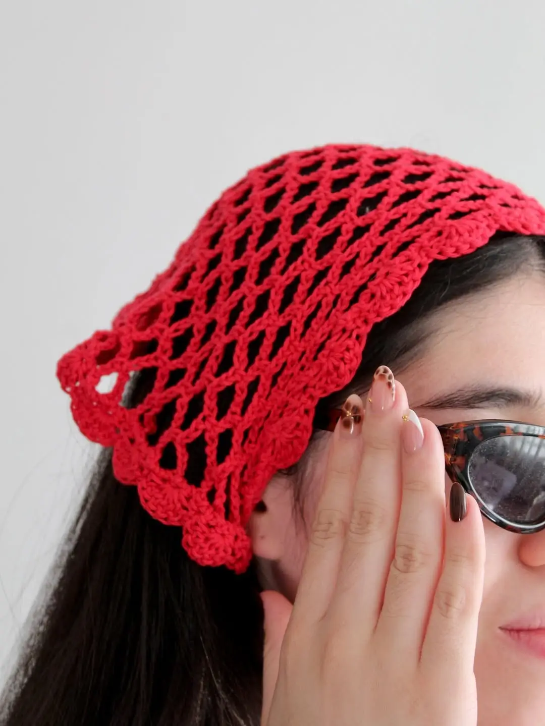 A head bandana summer 2026 Playful Crochet and Soft Texture