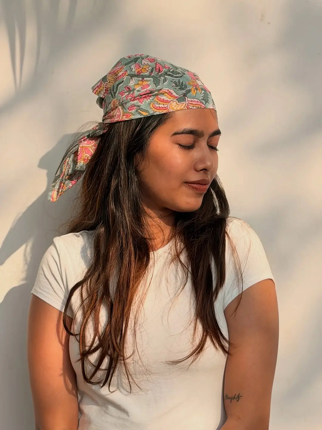 A head bandana summer 2026 Soft Floral Calm for Warm Days