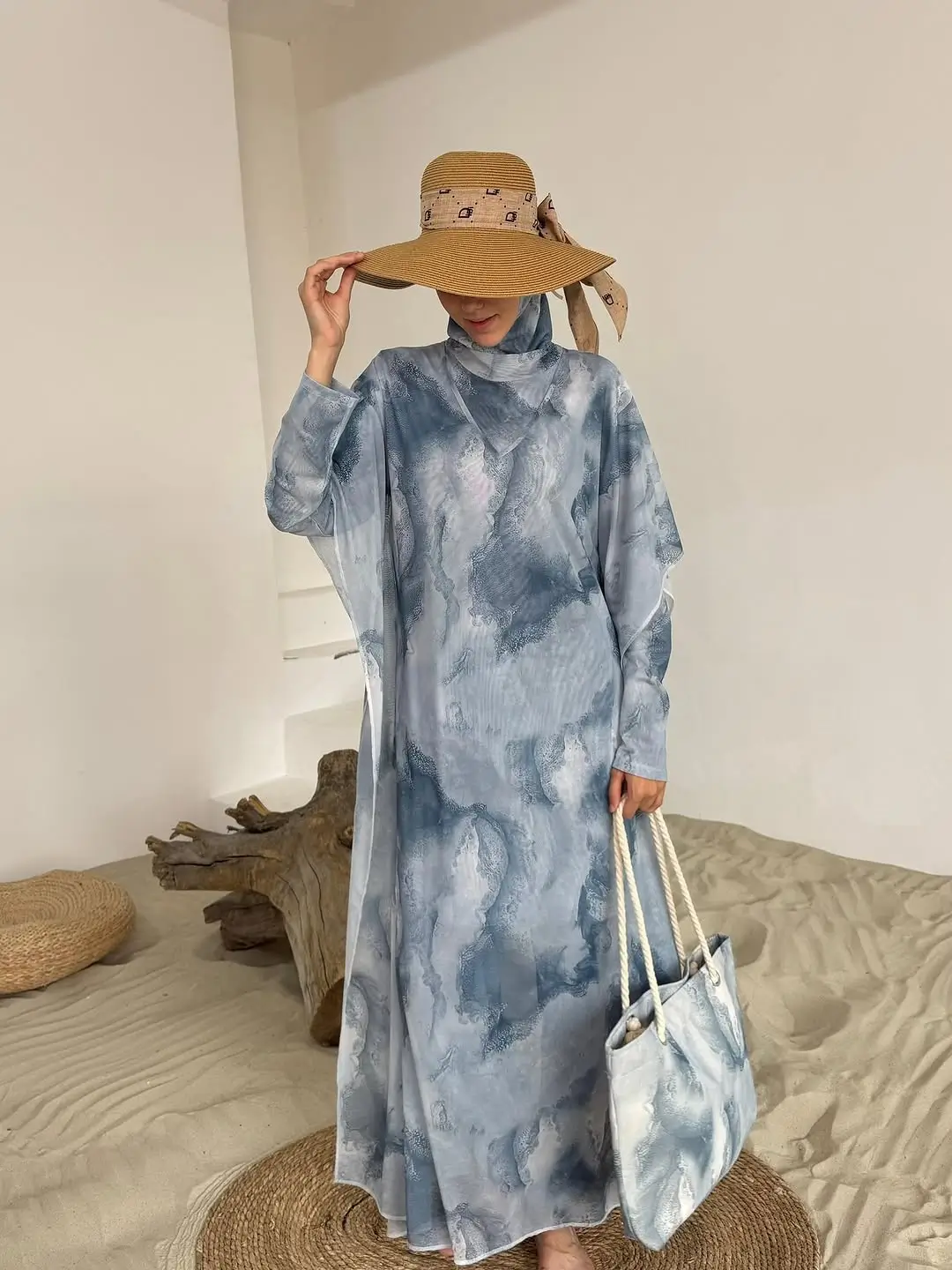 beach tunic cover up 2026 Fluid Ocean Tones with Effortless Coverage