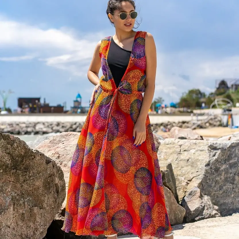 beach tunic cover up 2026 Color and Motion - The Printed Tunic That Carries the Mood