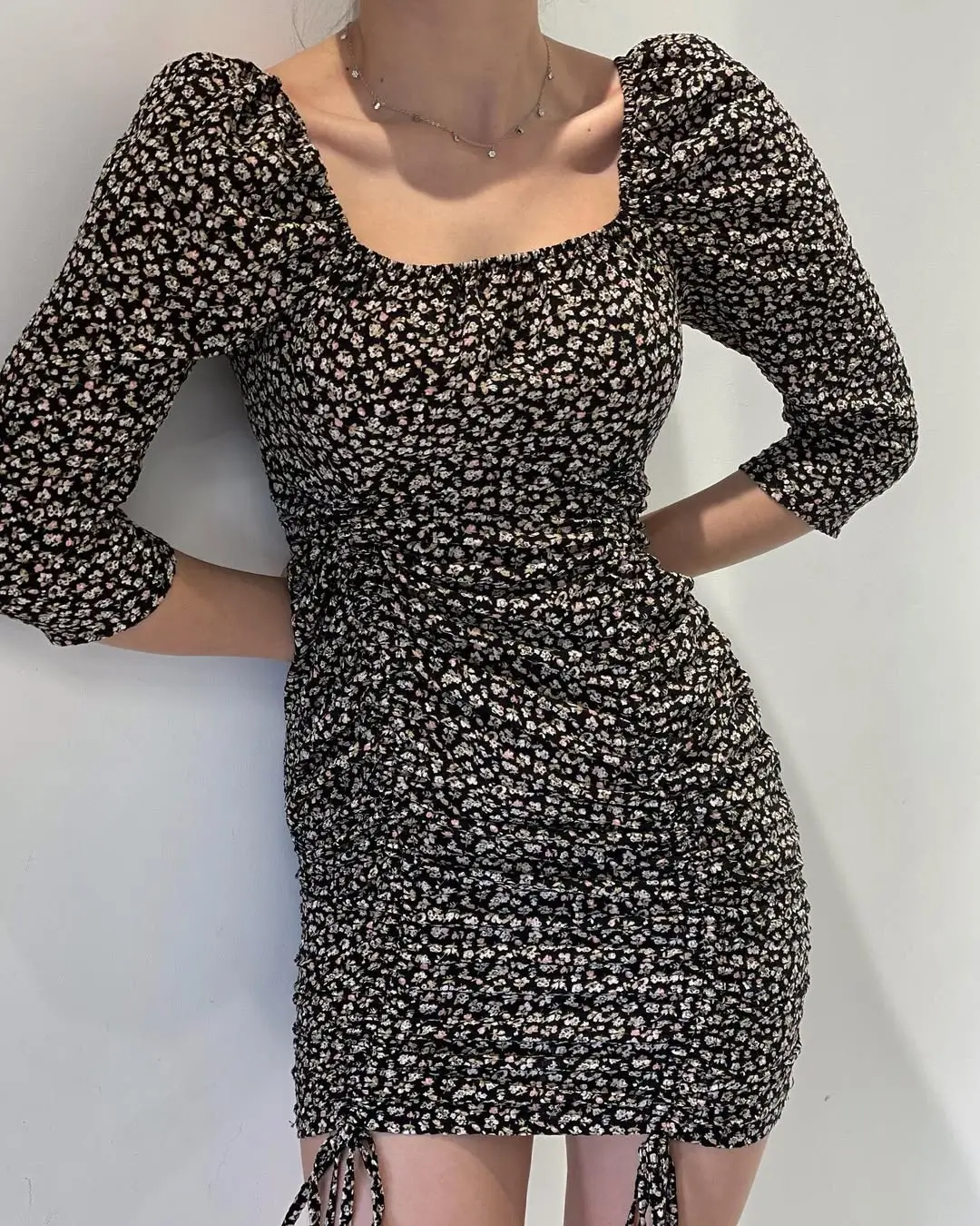 bodycon summer outfits 2026 Soft florals and the feminine twist on a fitted mini