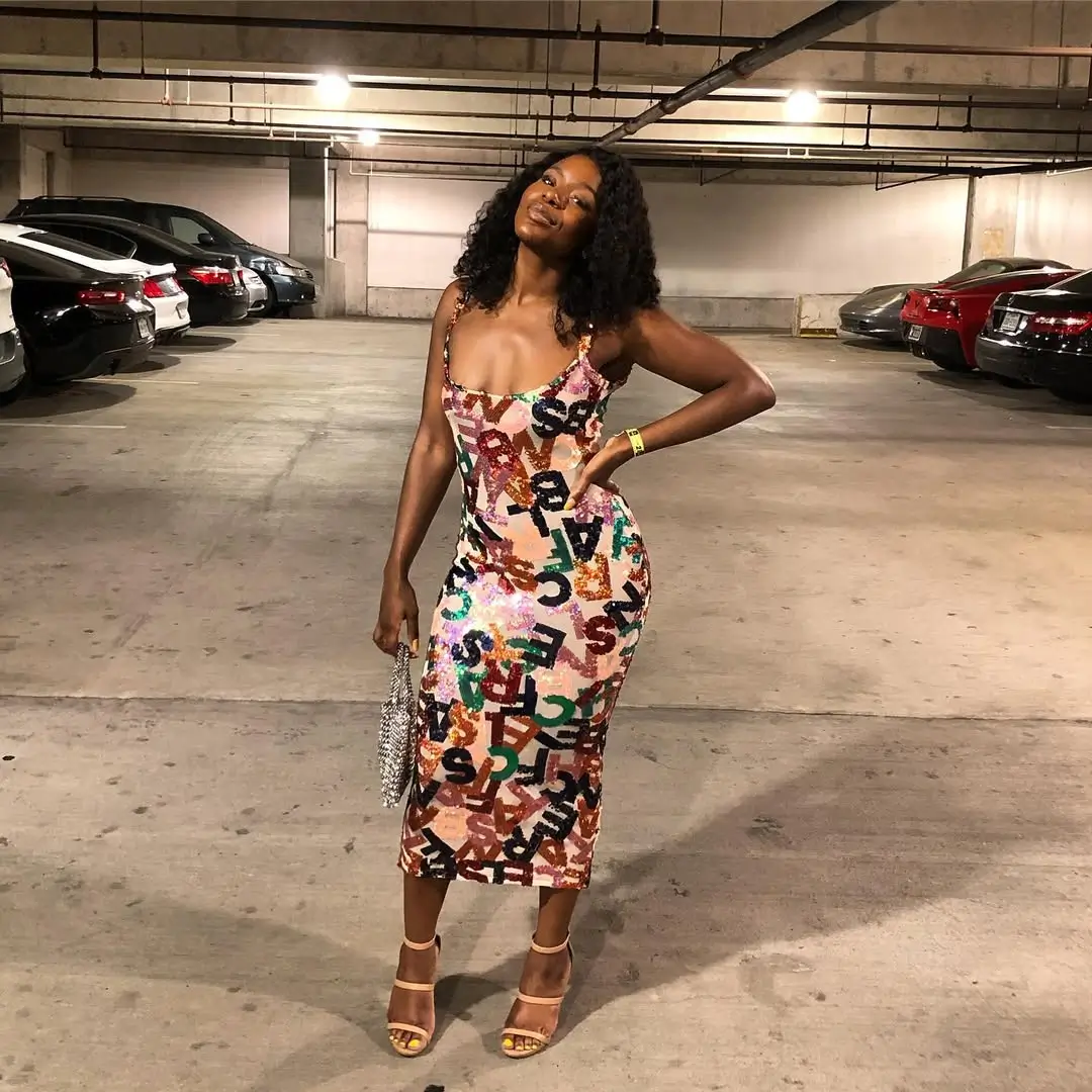 bodycon summer outfits 2026 Playful Prints and the Energy of a Statement Midi