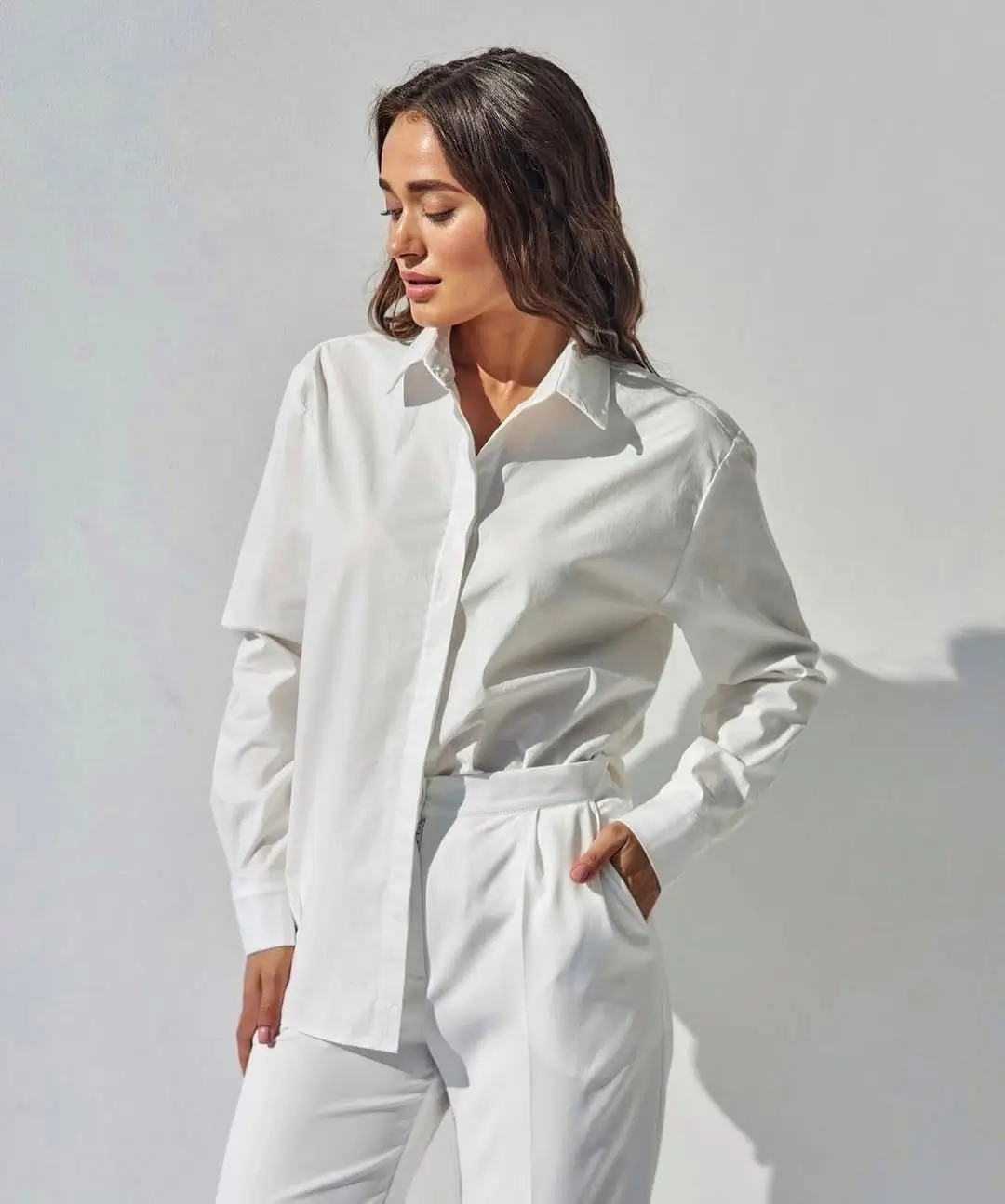 cool summer work outfits 2026 All White Ease for Warm Weather Days