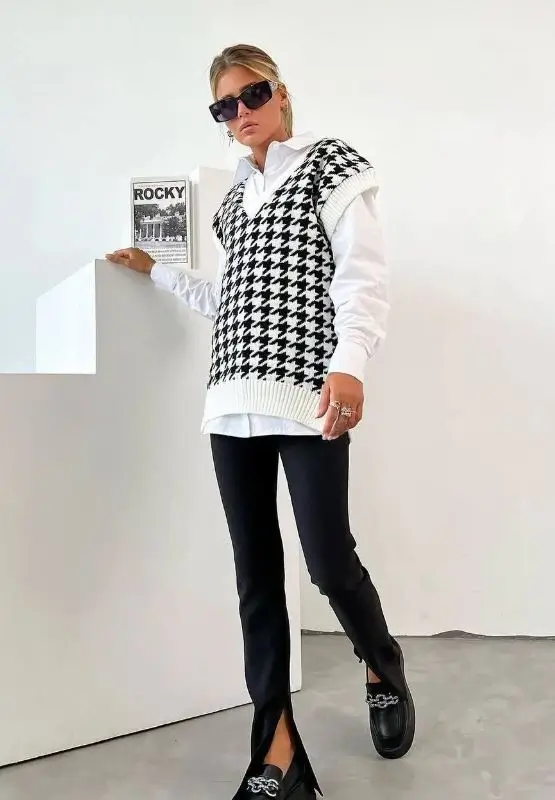 cool summer work outfits 2026 Preppy Layers with a Modern Twist