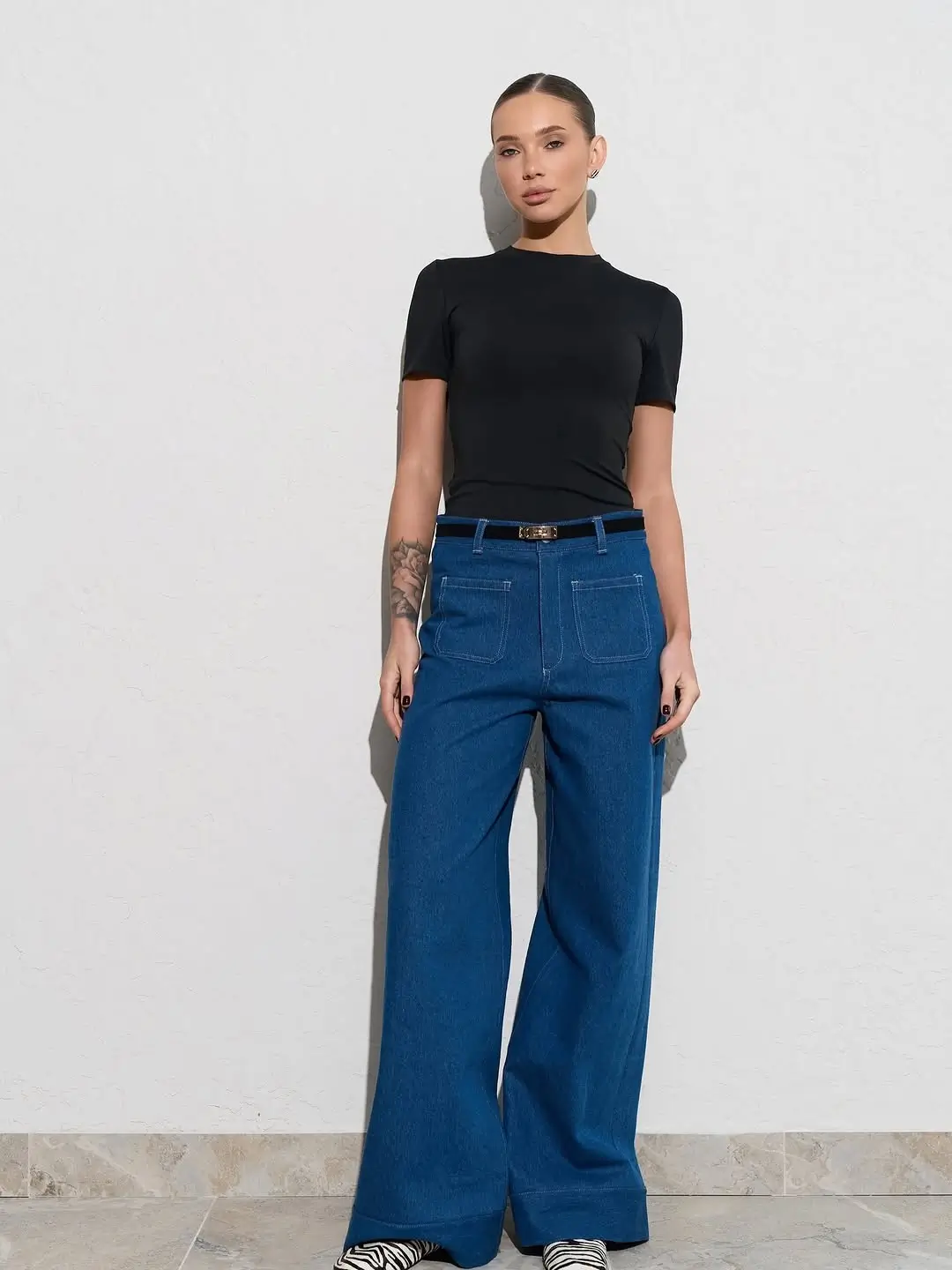 cool summer work outfits 2026 Clean Lines with Elevated Denim