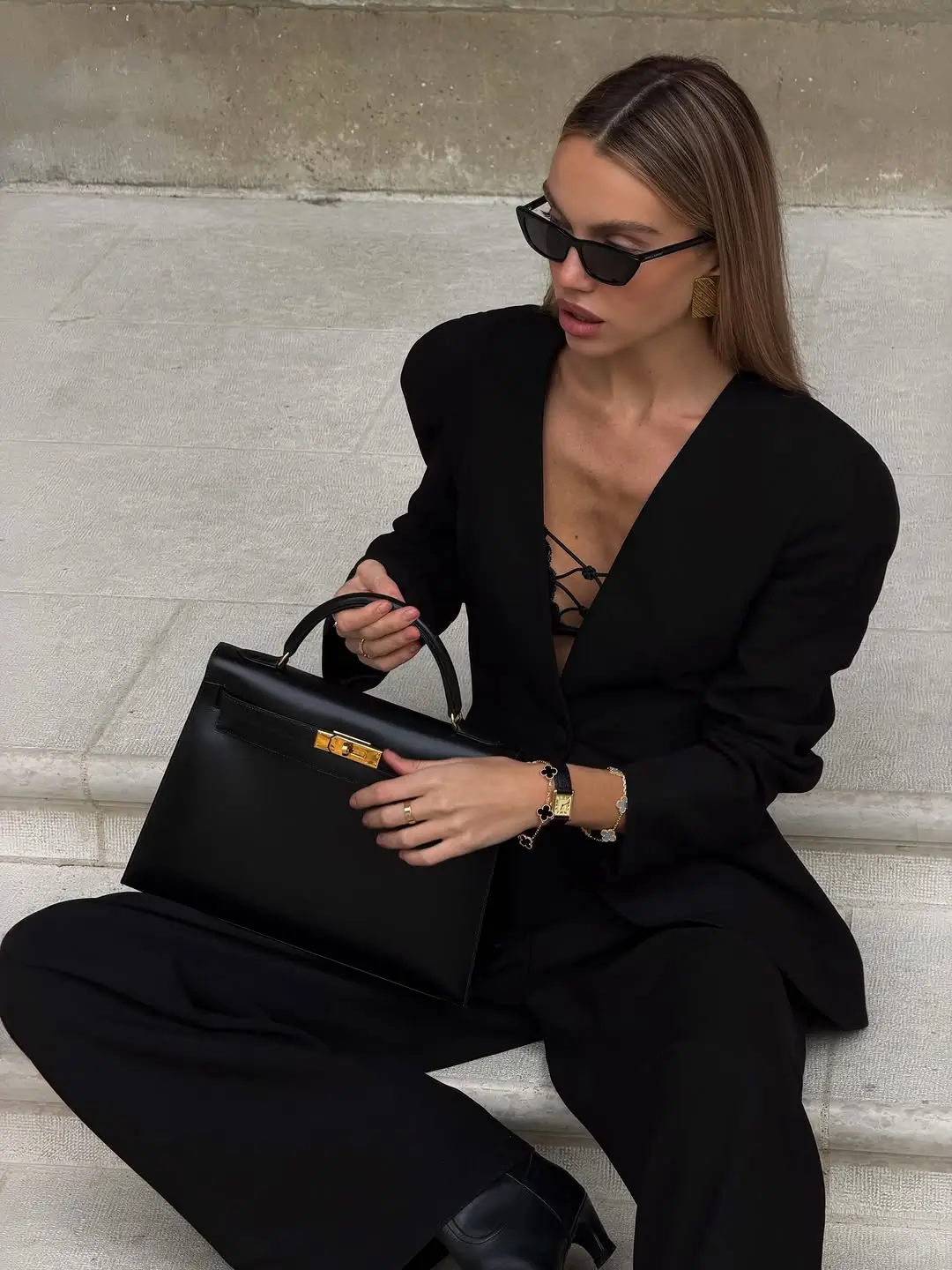 easy date outfits summer 2026 Power Black Suit When You Want to Feel Unstoppable