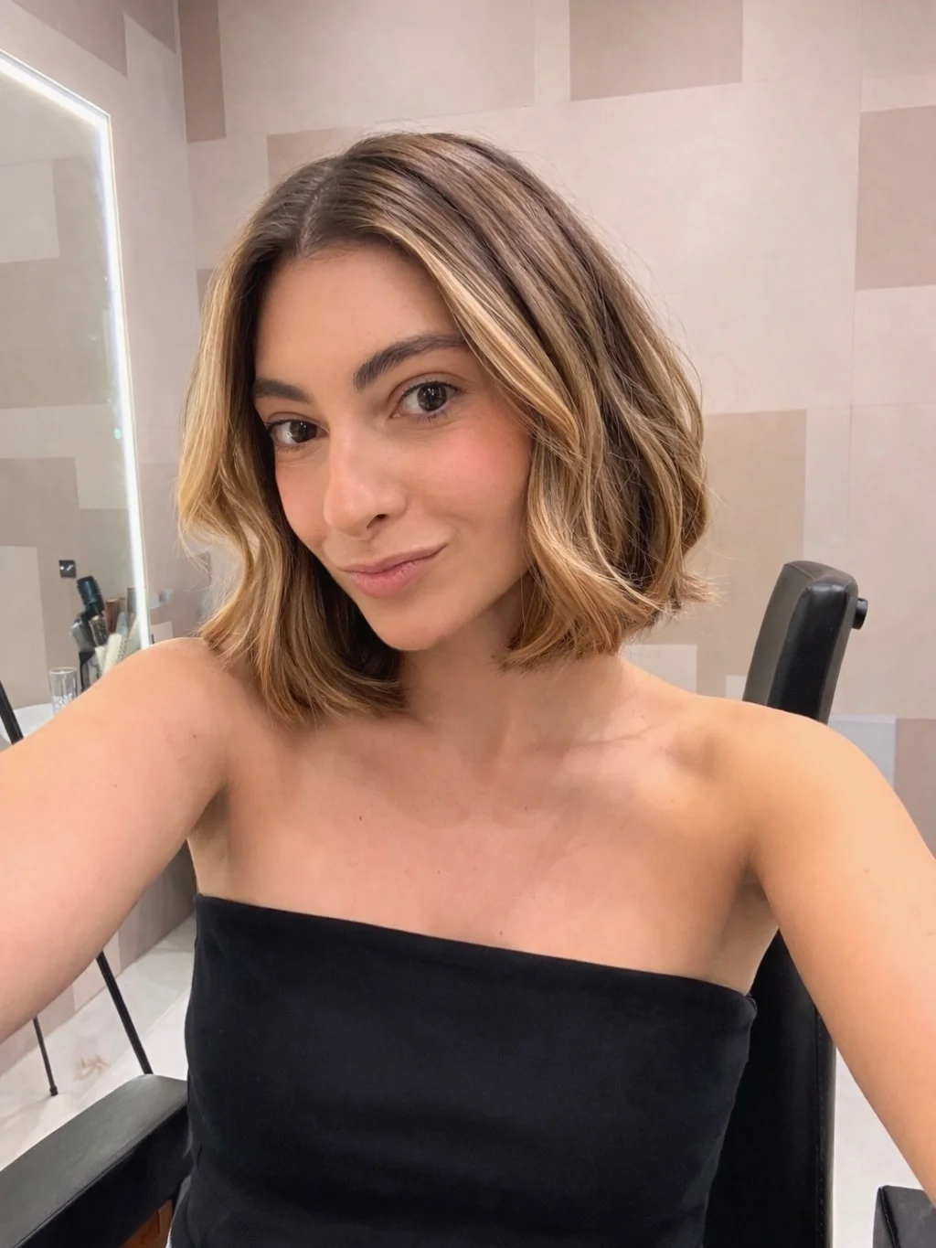 edgy summer short haircuts 2026 Dimensional Brunette Wavy Bob with Face Frame