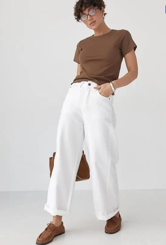 jeans outfit summer 2026 Soft Structure Meets Relaxed White Volume