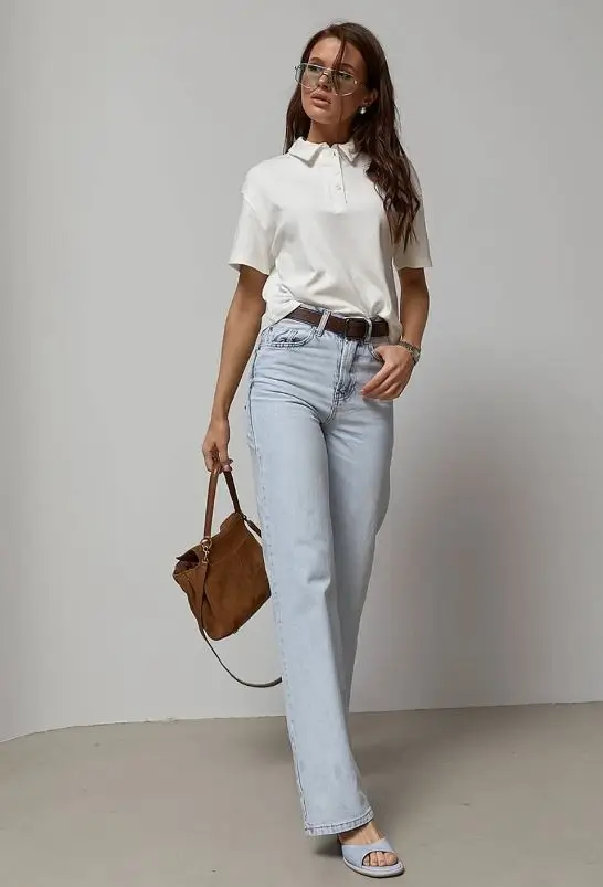 jeans outfit summer 2026 Soft Casual Straight Leg with Summer Simplicity