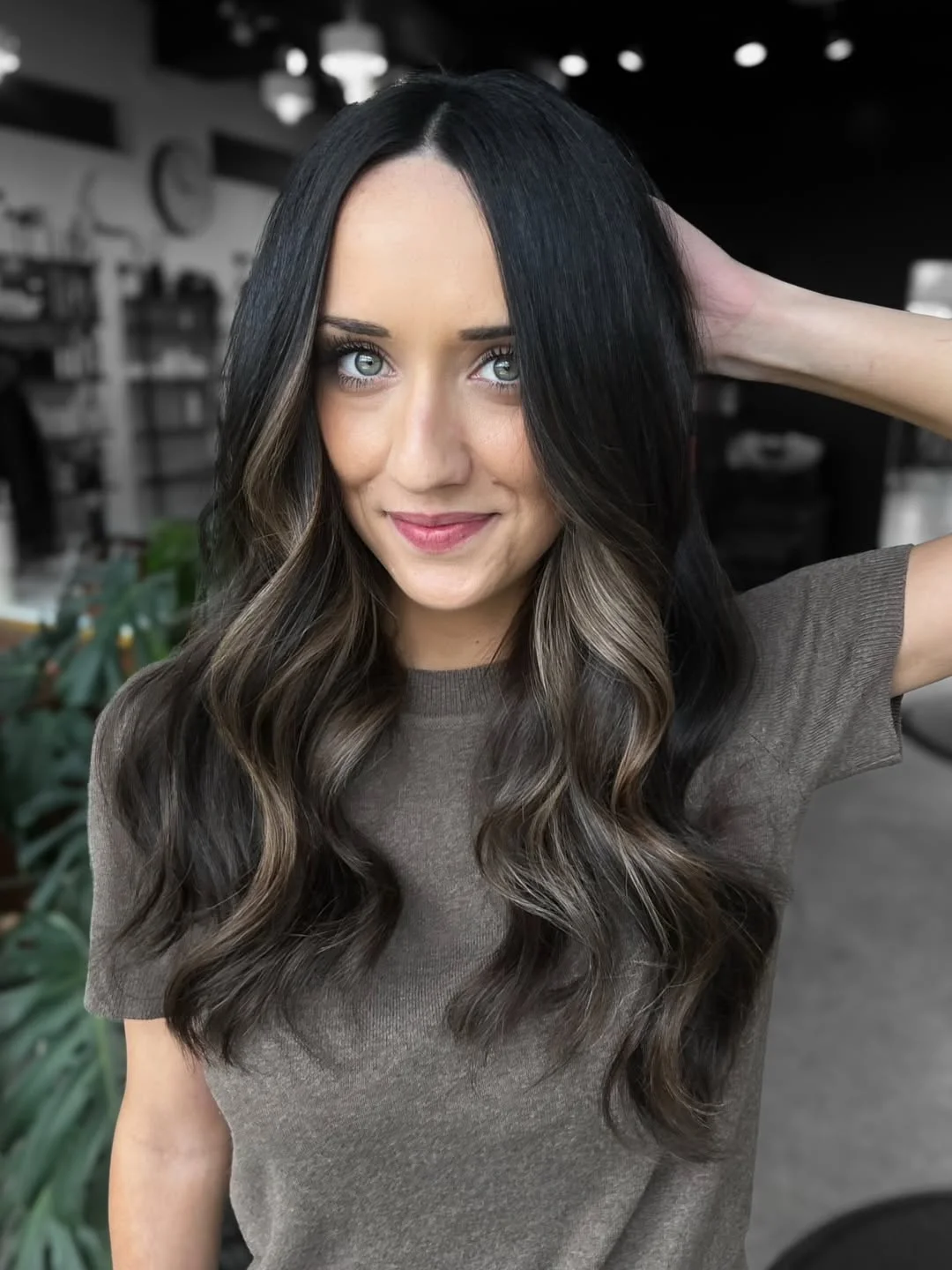 layered summer haircuts for medium hair 2026 Deep Brunette Layers