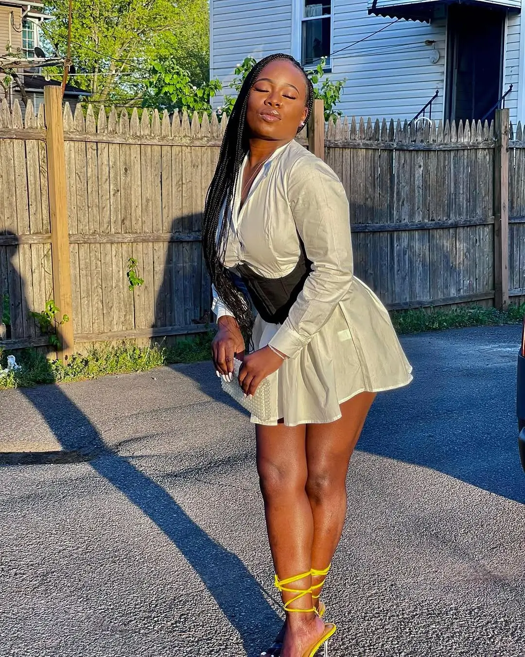 midsize outfits summer 2026 Structured Femininity with a Bold Edge