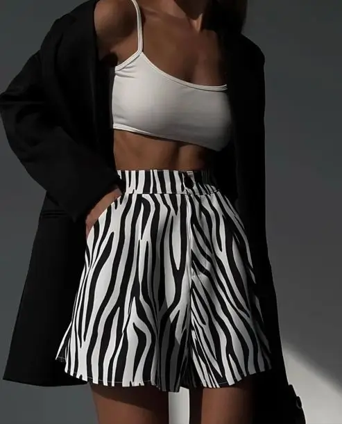 shorts outfit summer 2026 Tailored Drama with a Playful Twist