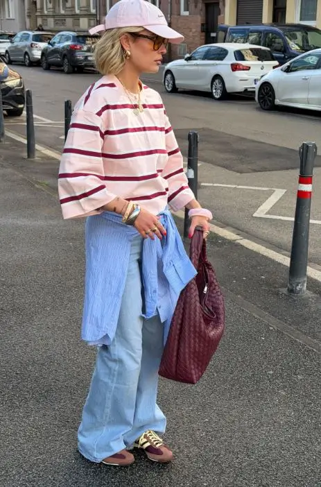 simple casual summer outfits 2026 Layered Casual with a Playful Twist