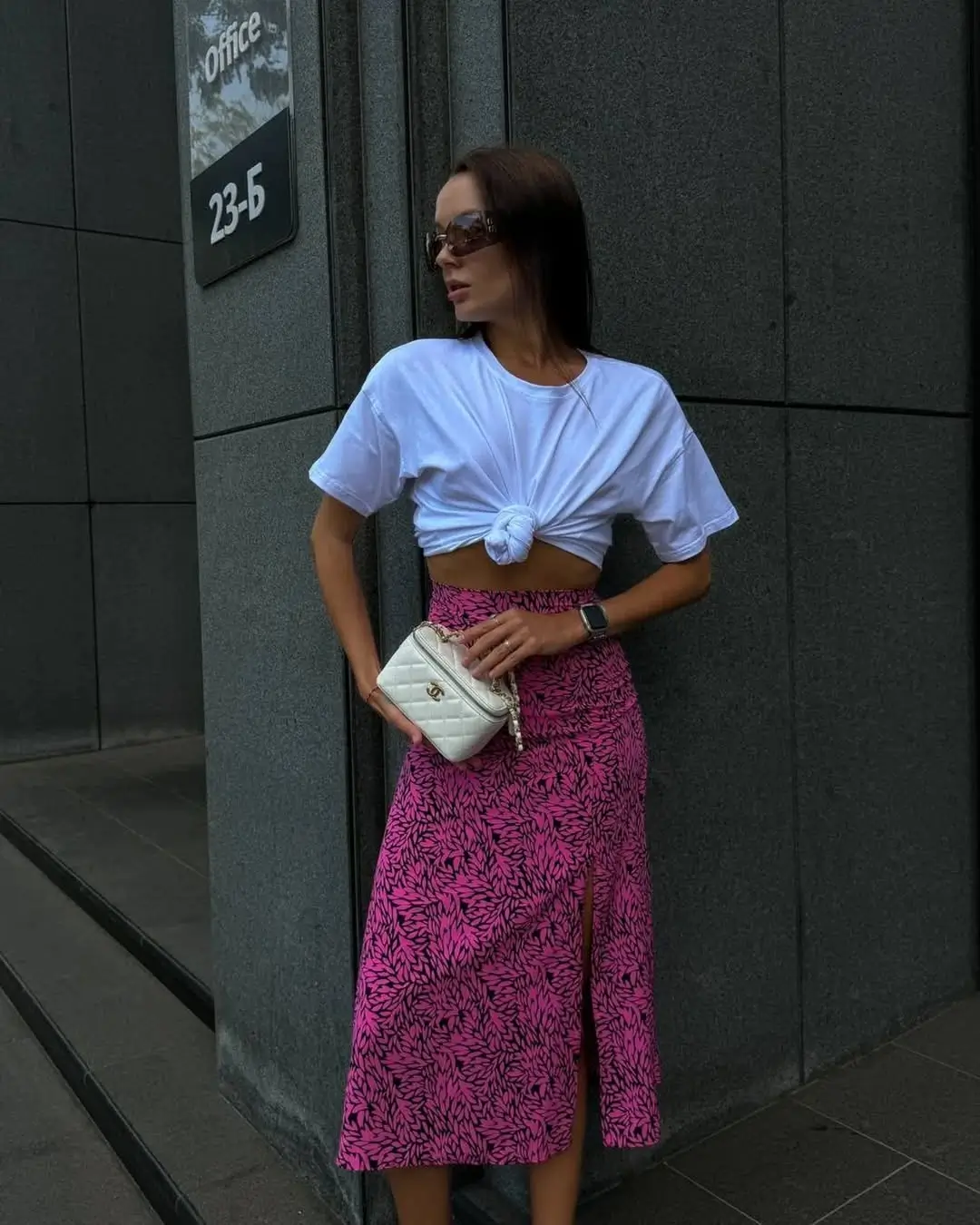 skirt outfits summer 2026 Bright prints and relaxed city confidence