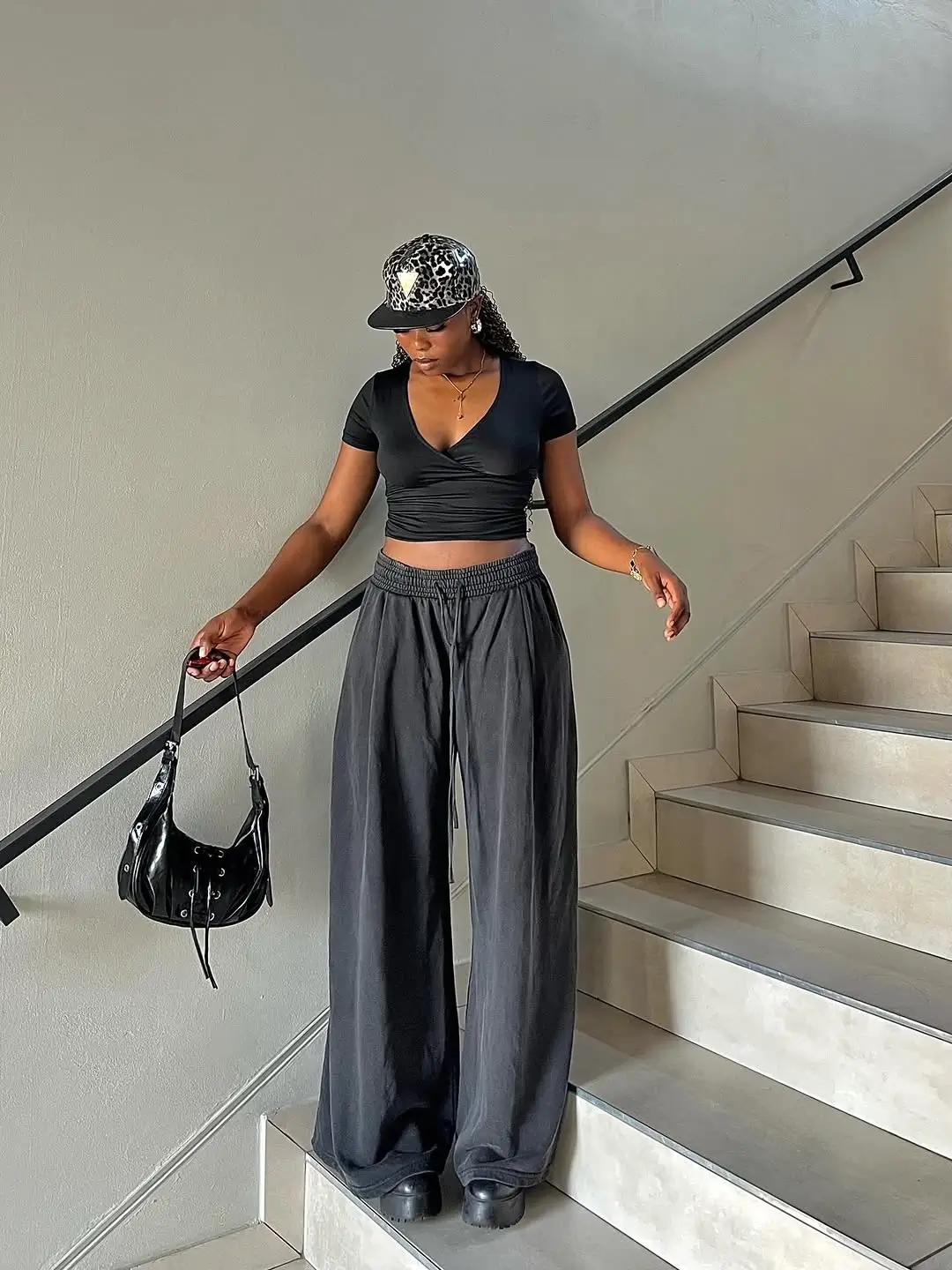 stylish summer outfits for black woman 2026 Minimal Black with Street Energy