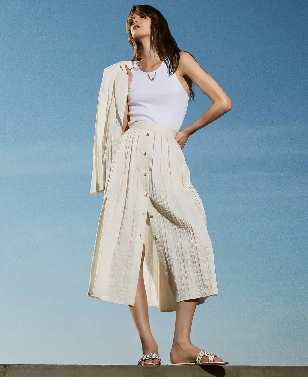 summer blazer outfits 2026 Effortless femininity with fluid silhouettes