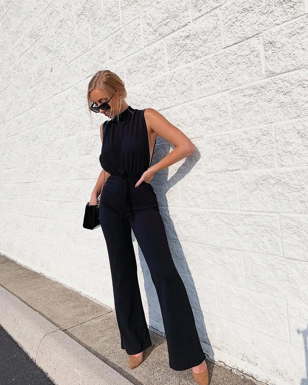 summer business casual outfit 2026 Sleek All Black with Summer Confidence