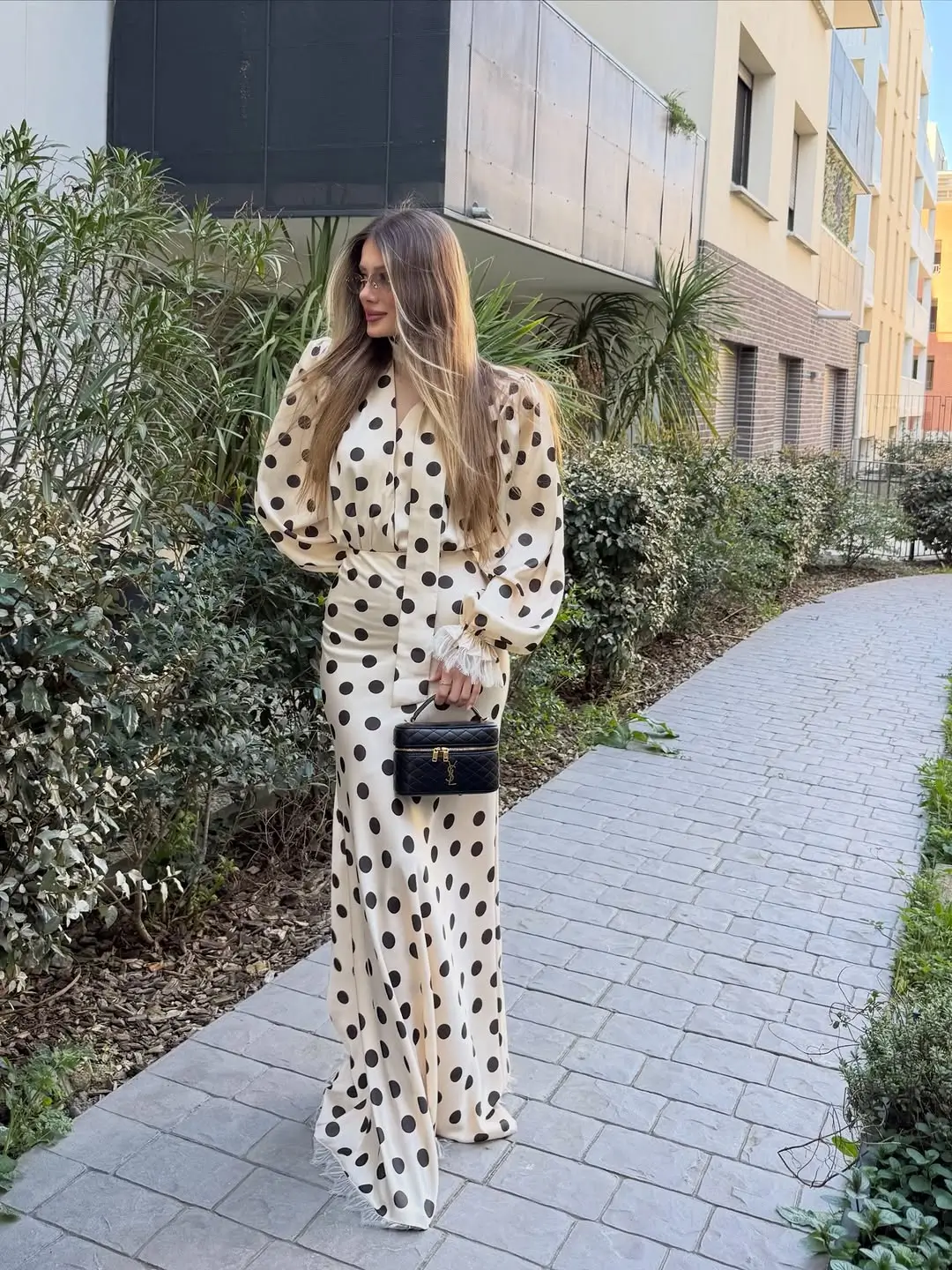 summer business casual outfit 2026 Soft Drama in Polka Dot Movement