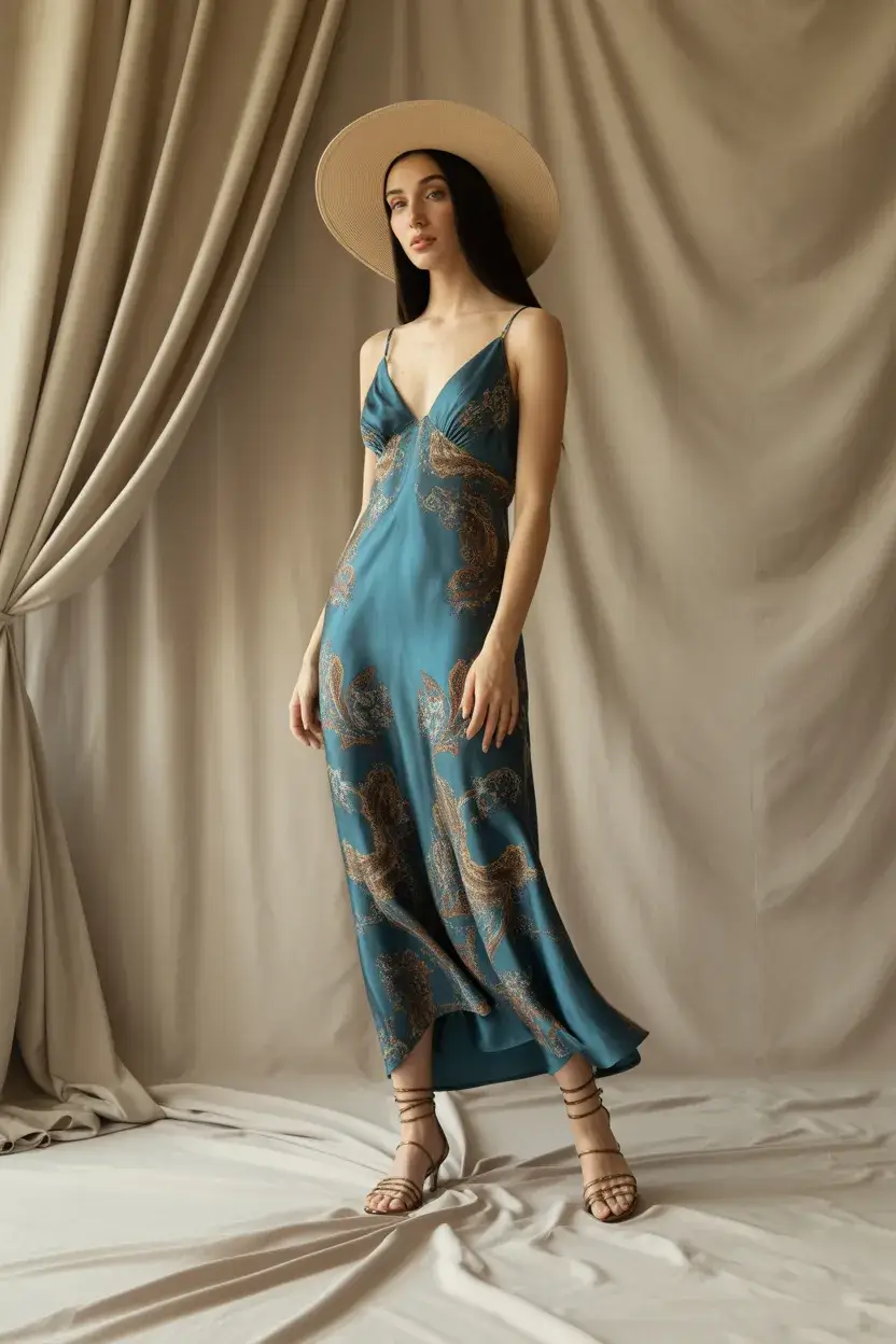 summer capsule wardrobe for women 2026 Silk Slip Dresses That Feel Like Quiet Luxury