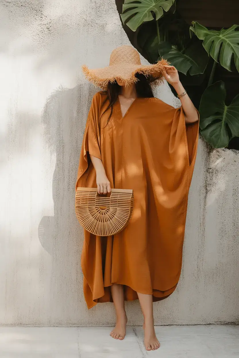 summer capsule wardrobe for women 2026 Oversized Caftans That Bring Ease Back Into Style