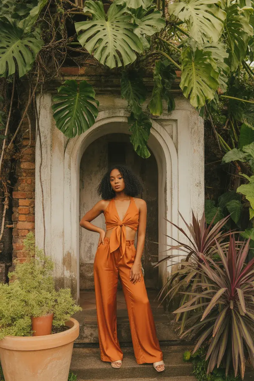 summer capsule wardrobe for women 2026 Monochrome Warm Sets That Feel Like Vacation