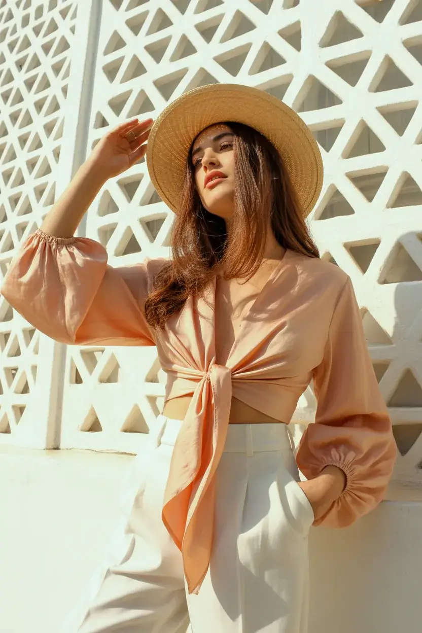 summer capsule wardrobe for women 2026 Lightweight Femininity with a Soft Tailored Twist