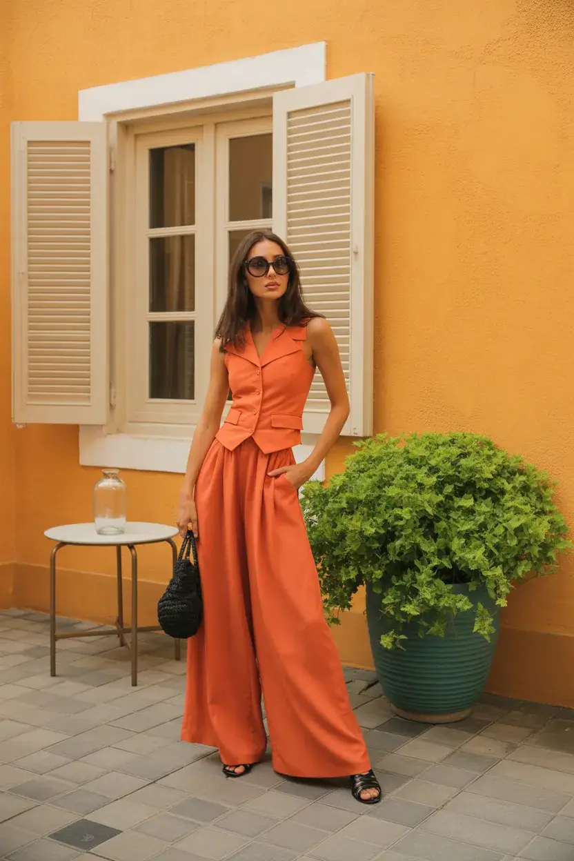 summer capsule wardrobe for women 2026 Statement Monochrome for Days You Want to Feel Put Together