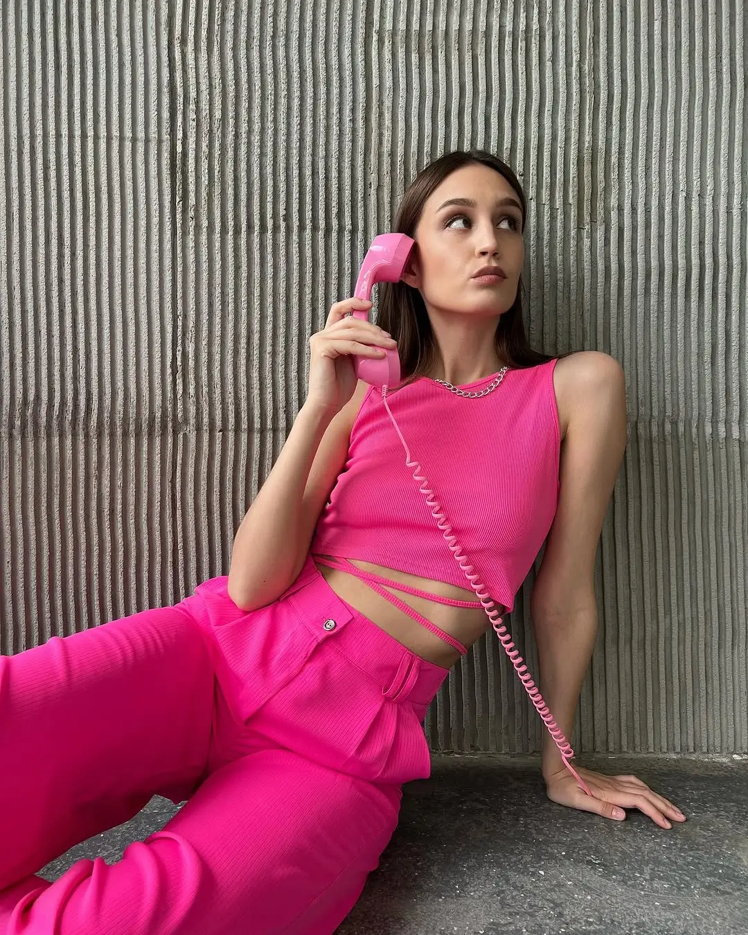 summer crop top outfits 2026 Monochrome Confidence in Bold Color