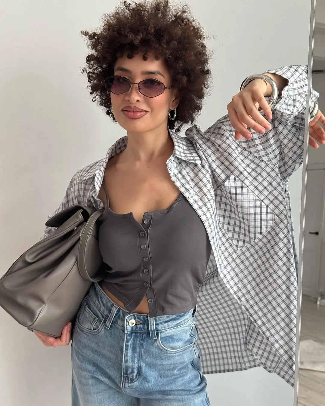 summer crop top outfits 2026 Layered Ease with a Slight Edge