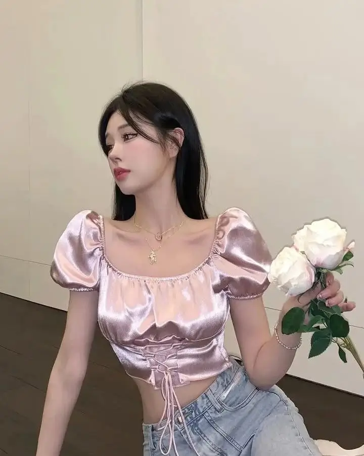 summer crop top outfits 2026 Soft Shine and Feminine Structure