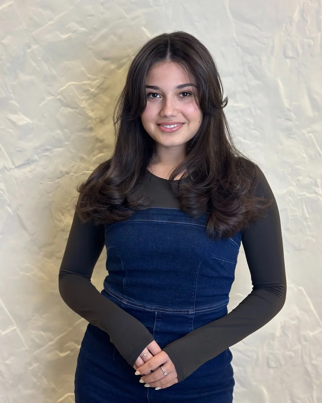 summer espresso brunette hair color for women 2026 Feathered mid-length espresso with soft curtain framing