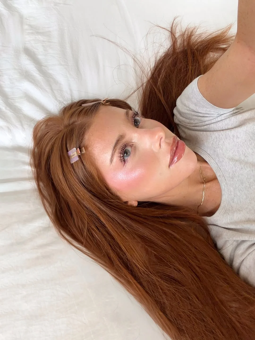 summer hair color for light skin women 2026 Soft Copper Glow That Feels Like Golden Hour