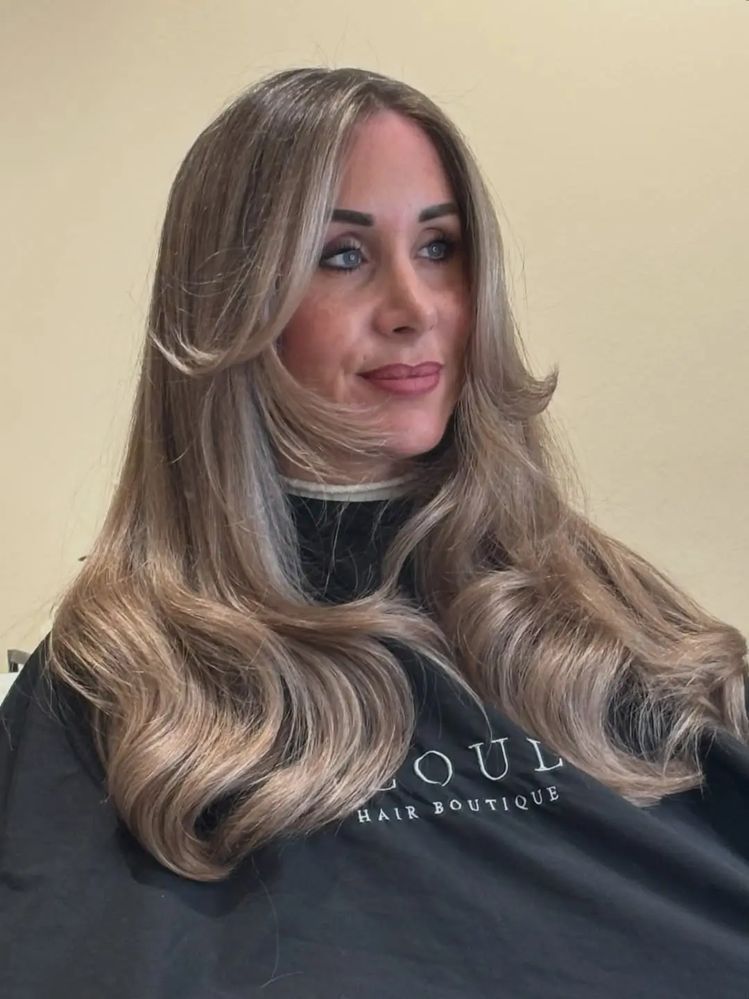 summer hair color for tan skin women 2026 Dimensional Bronde with Sculpted Waves