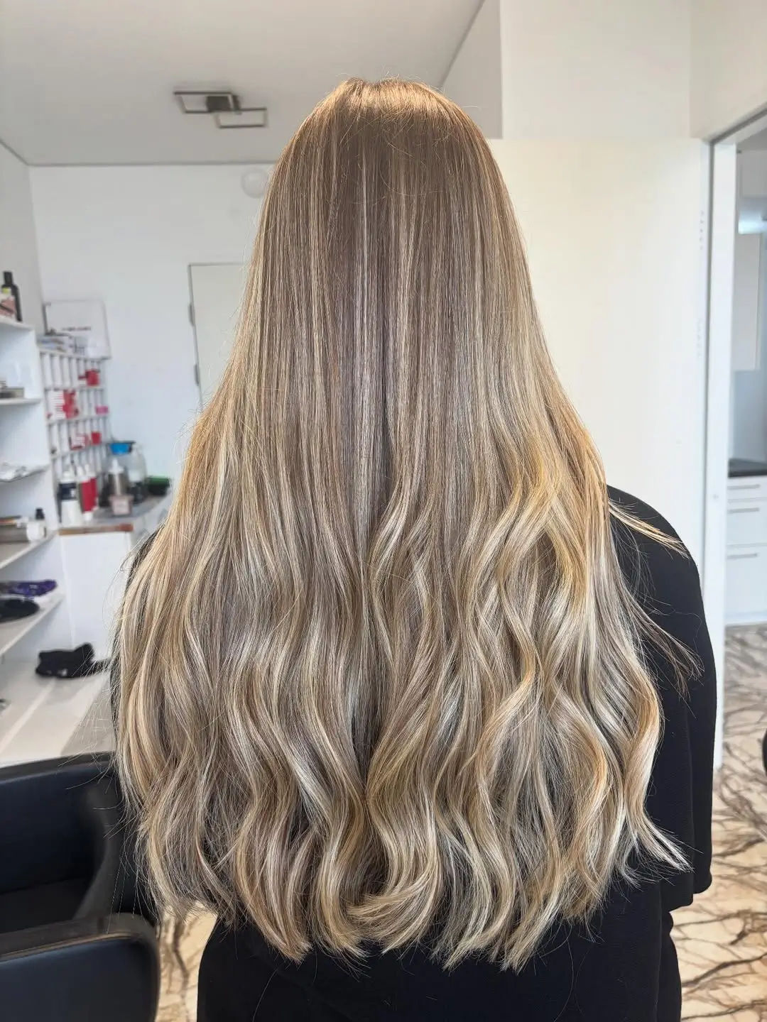 summer hair color for tan skin women 2026 Cool Beige Blonde with Natural Highlight Blend