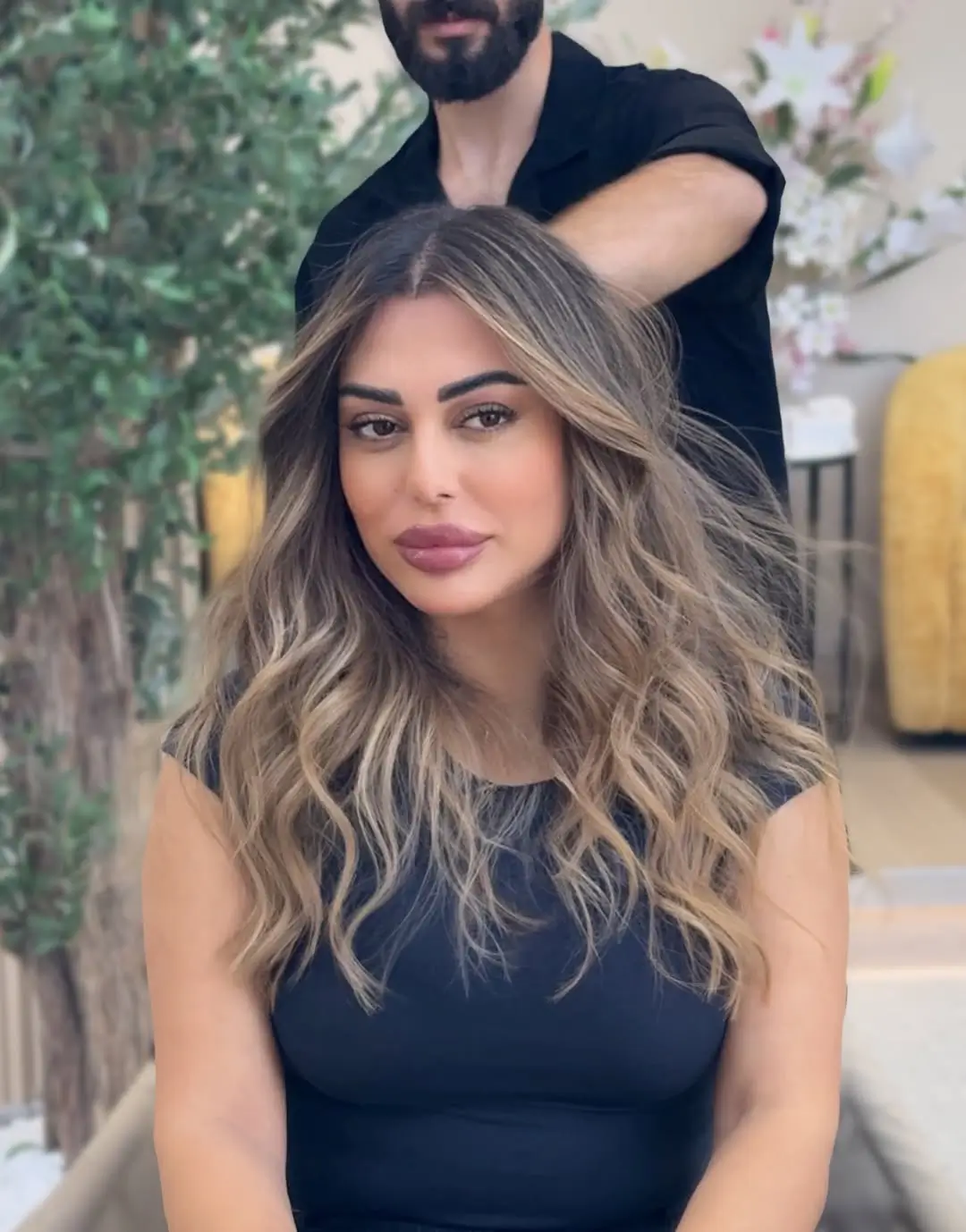 summer hair color ideas for women 2026 Soft Rooted Beige with Effortless Texture