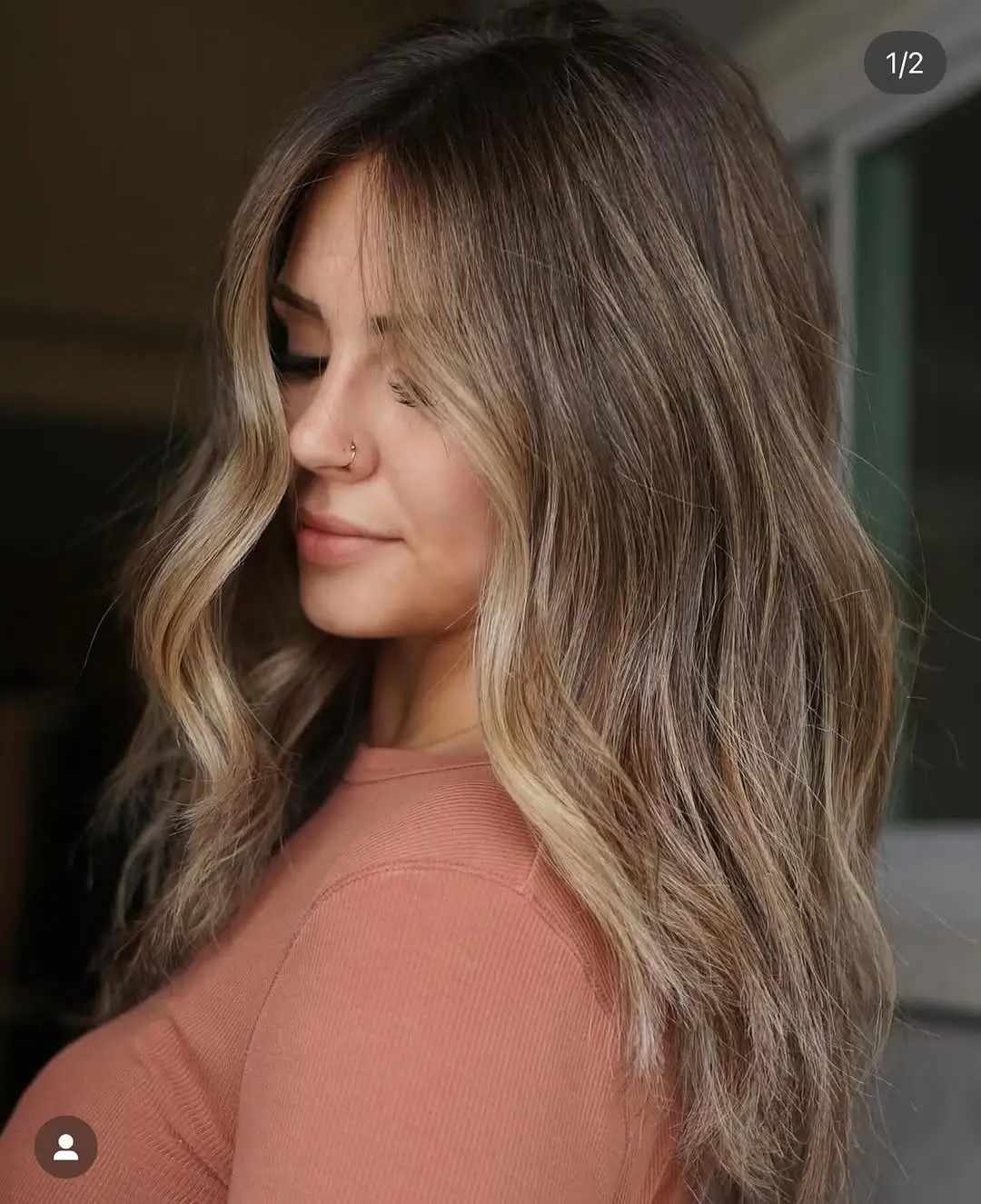 summer hair color ideas for women 2026 Soft dimensional brunette with sunlit ribbons