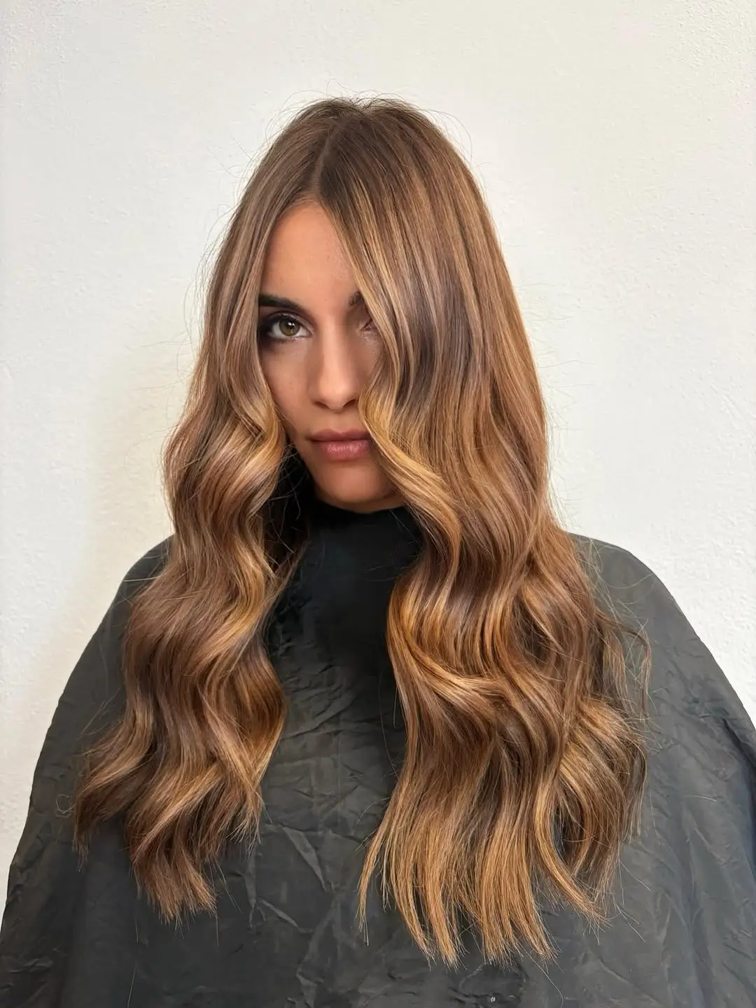 summer hair color ideas for women 2026 Golden Ribbon Brunette with Face Framing Light