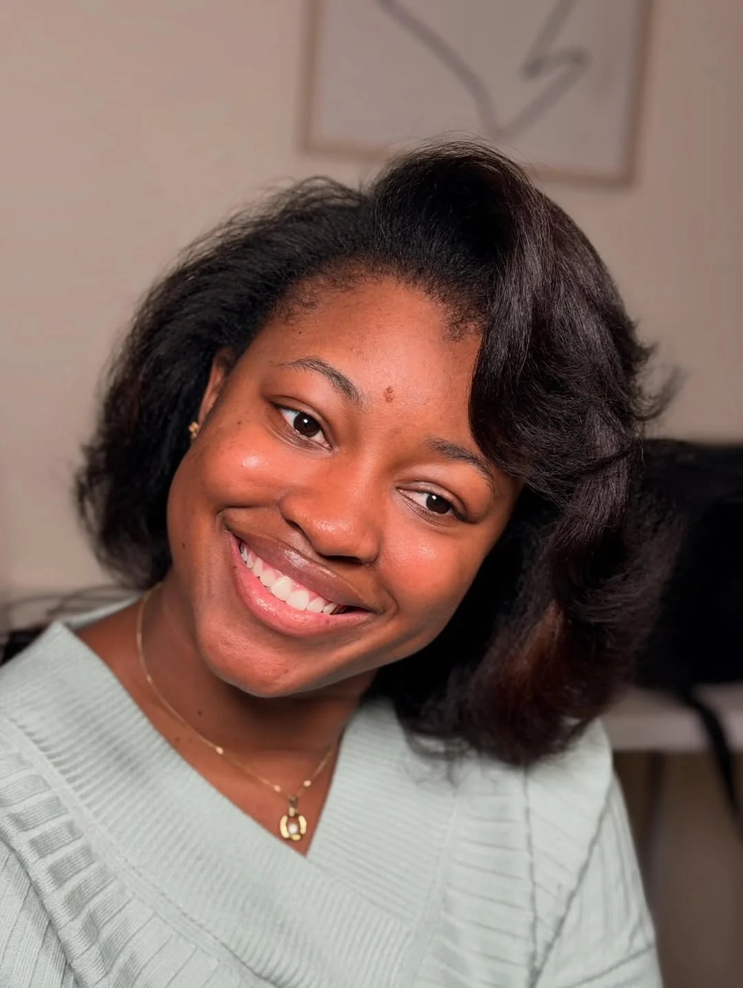 summer hairstyles for black women 2026 Soft Relaxed Bob with Natural Movement