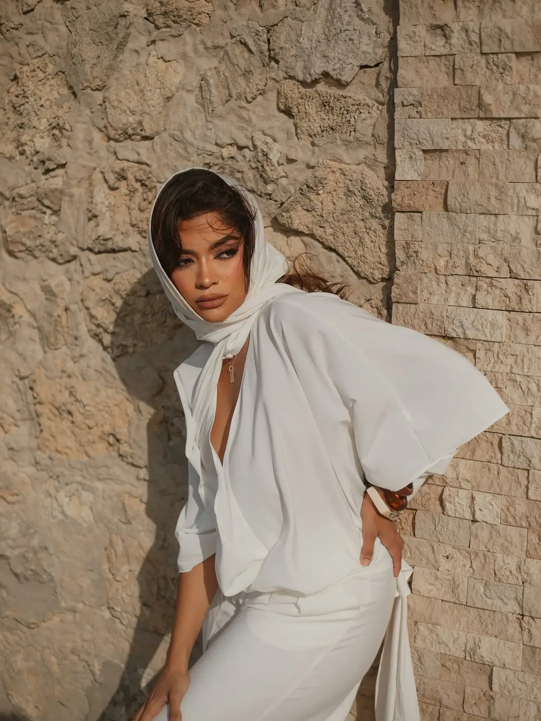 summer outfits 2026 Modest White Layers with a Euro Summer Feel