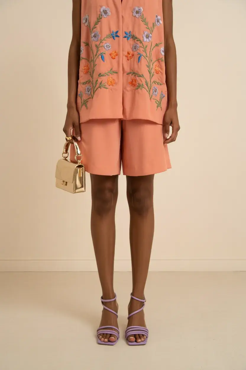 summer outfits with heels for women 2026 Soft Tailoring Meets Playful Florals