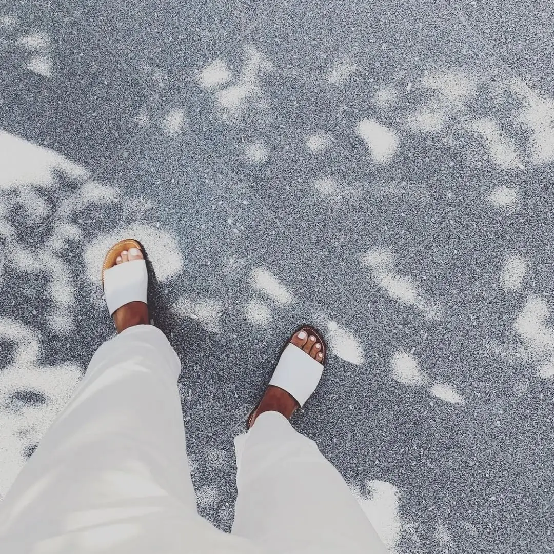 summer slides for women 2026 Soft White Ease and Quiet Luxury Energy