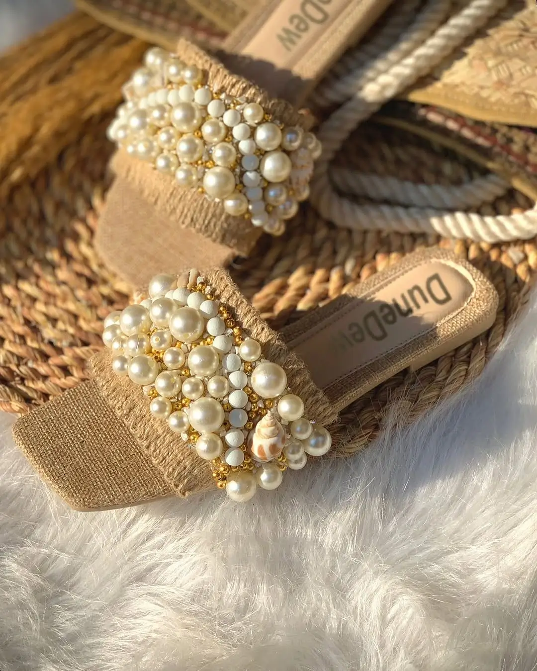 summer slides for women 2026 Beachy Glam with a Hint of Playfulness